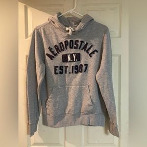 American Eagle light weight hoodie size Small.  Color:  Gray